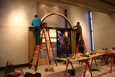 setting the arch